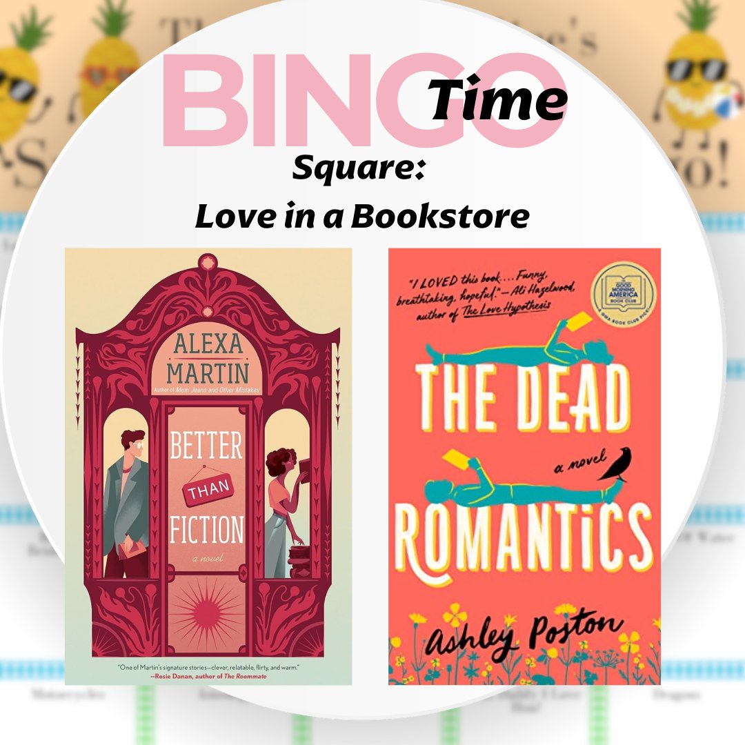 The Ripped Bodice (@therippedbodice) on Twitter photo More #RippedBodiceBingo recs!
🎢Amusement Park/Carnival:
Send in the Clowns #MollyLikovich
Hot Dog Girl <a href="/JL_Dugan/">Jennifer Dugan Updates</a>
🎨Art Gallery:
10 Ways to be Adored <a href="/SarahMacLean/">Sarah MacLean</a>
The FrameUp <a href="/Gwenda/">Gwenda Bond 🖼️The Frame-Up🖼️ out now</a> Bond
📚️Love in a Bookstore:
Better Than Fiction #AlexaMartin
The Dead Romantics <a href="/AshPoston/">Ashley Poston (Updates Only)</a> More #RippedBodiceBingo recs!
🎢Amusement Park/Carnival:
Send in the Clowns #MollyLikovich
Hot Dog Girl <a href="/JL_Dugan/">Jennifer Dugan Updates</a>
🎨Art Gallery:
10 Ways to be Adored <a href="/SarahMacLean/">Sarah MacLean</a>
The FrameUp <a href="/Gwenda/">Gwenda Bond 🖼️The Frame-Up🖼️ out now</a> Bond
📚️Love in a Bookstore:
Better Than Fiction #AlexaMartin
The Dead Romantics <a href="/AshPoston/">Ashley Poston (Updates Only)</a>