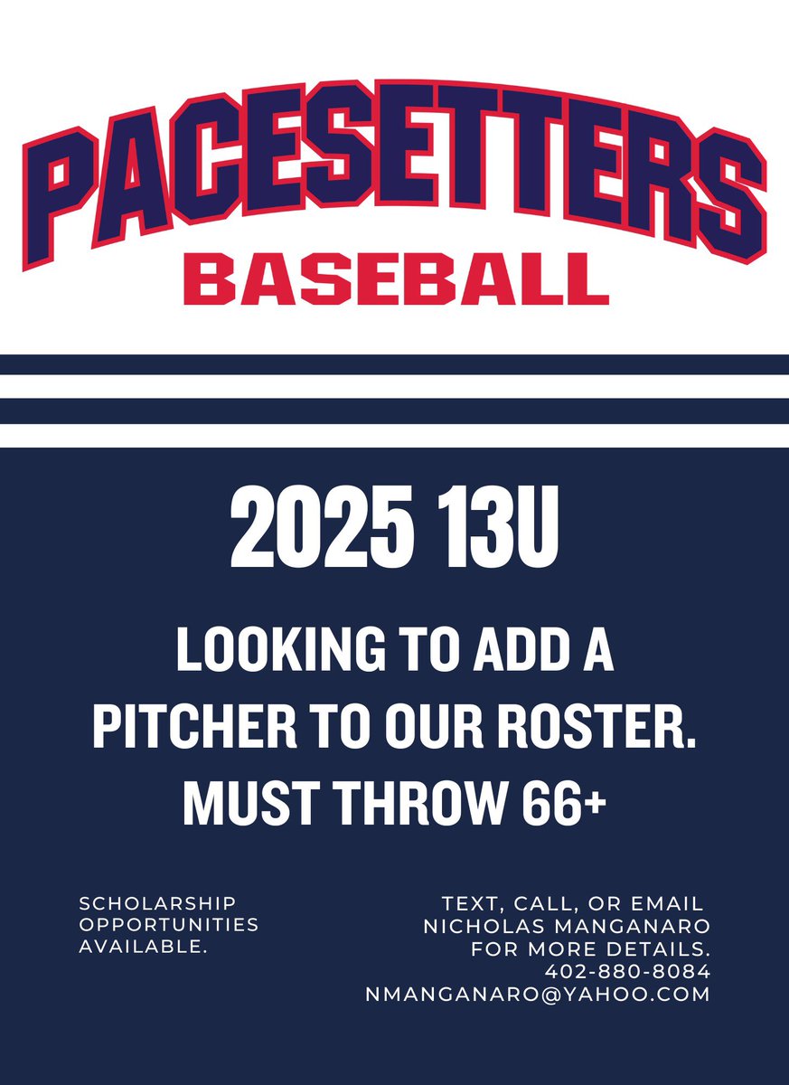 Pacesetters Baseball (@pacesettersbb) on Twitter photo 