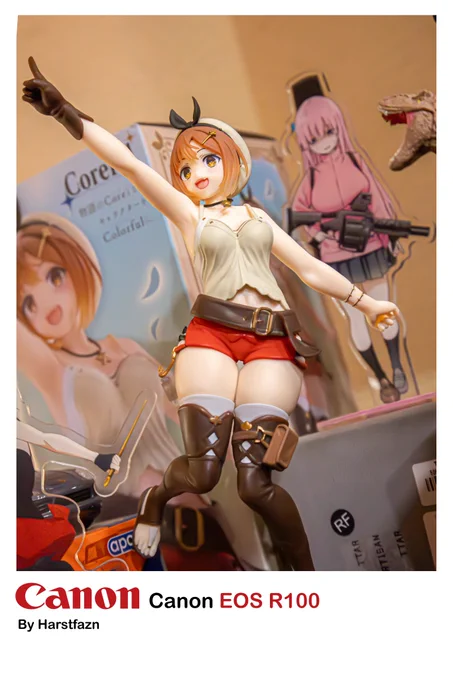 It turns out it's also good for taking photos of figures, the color and texture of the object can come out optimally, it's just a shame that there's not enough proper lighting to eliminate the noise. 