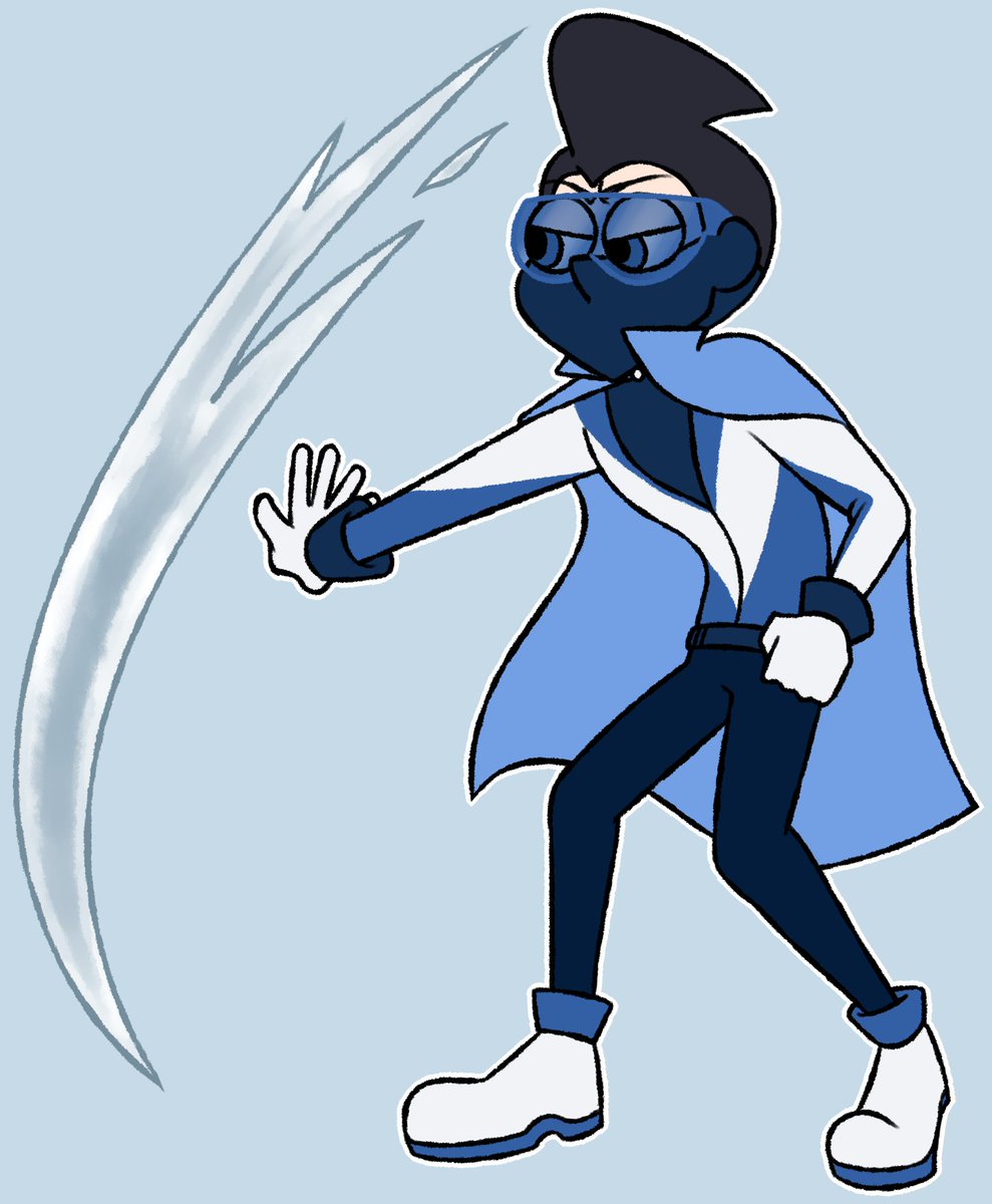 CatPersonArt's tweet photo. @howlhawks All my characters are part of the same superhero universe. :] But to choose one; here's my ice hero! (2nd pic by @/Caramel-Caracal ) https://t.co/p40X7pn1MD https://t.co/UFXk3LMKYK