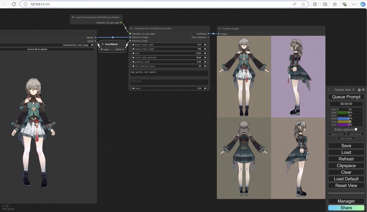 #ComfyUI #Comfy3D
Some big update coming soon: 
- Auto Install &amp; Build Script to allow one click install from ComfyUI Manager
- Big code refactor and many small changes/fixes
- CharacterGen <a href="/VastAIResearch/">VAST AI Research</a>, 

Although I originally planned to finish everything today, then I