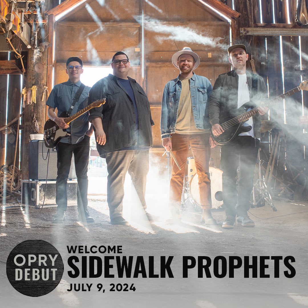 swprophets's tweet photo. We're making our @opry debut tomorrow (July 9)
We can't wait to be a part of one of music's most treasured events!
#opry #psalm150 #swpfamily https://t.co/CEiHGkXprJ