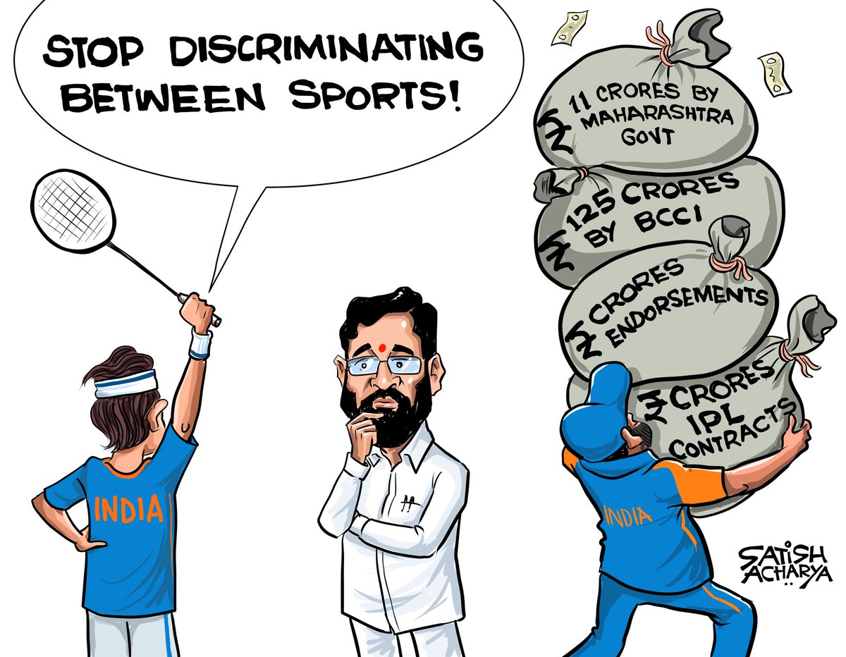 satishacharya's tweet image. Don't discriminate, says Thomas Cup winning shuttler Chirag Shetty. #ChiragShetty #TeamIndia #Maharashtragovt