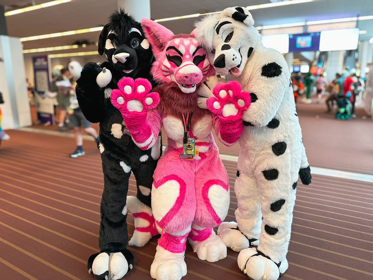 belovedfuzzball's tweet photo. Had an absolute blast at Anthrocon this year!! Not only was it my first Furcon but bringing sweet tooth out for her to meet everyone was absolutely fantastic!! 

#Anthrocon #Anthrocon2024 #furry #fursuit https://t.co/MKMpKr2GCg