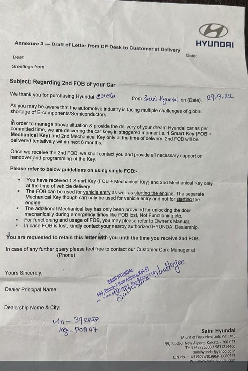 premsingh271's tweet photo. @HyundaiIndia dear still waiting for second key,hope you will check your mail also https://t.co/6ozB8uj4gU