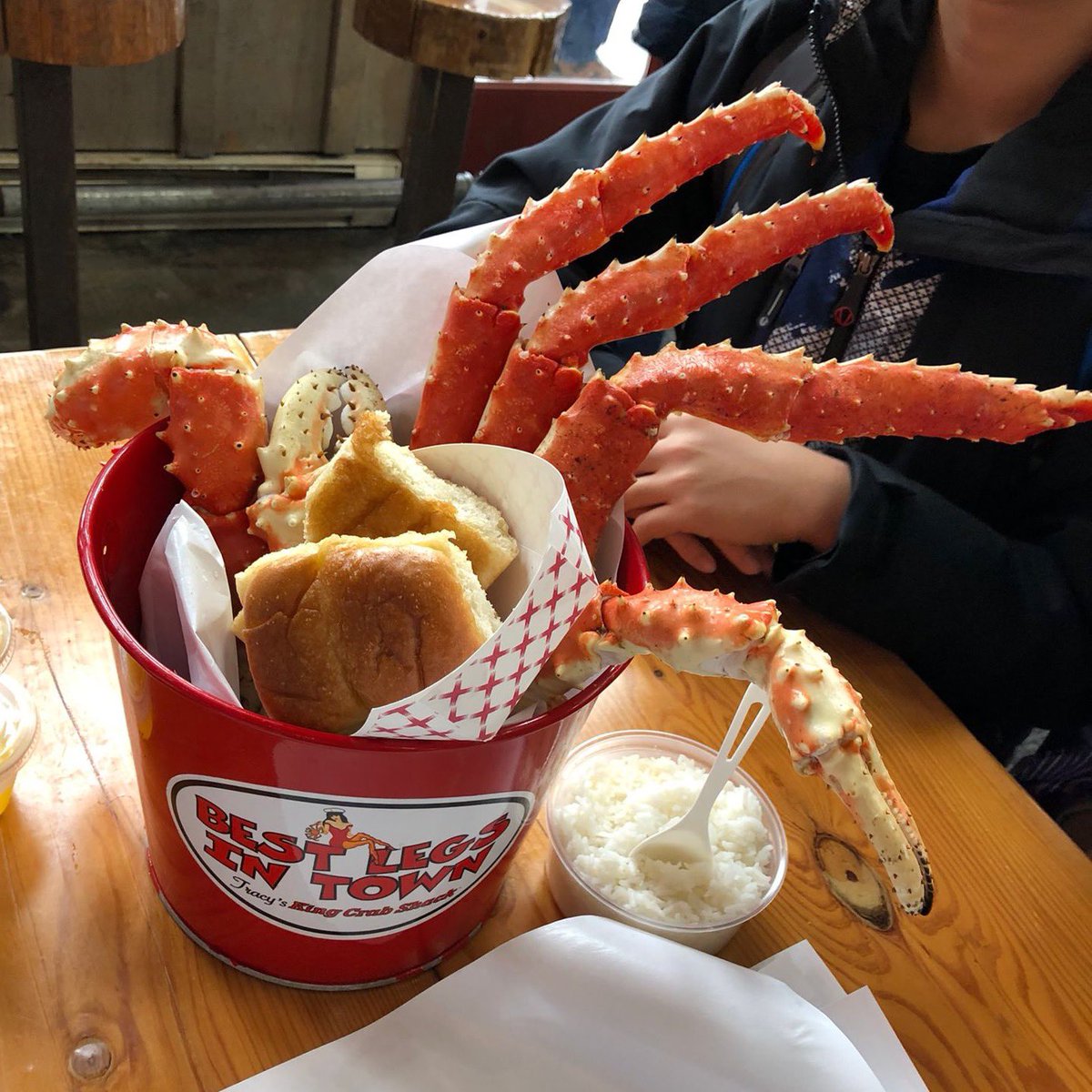 rblchiu's tweet image. June 24, 2024 - Day 3 - Juneau, Alaska
Tracy’s King Crab - must eat if you are in Juneau!
#Koningsdam #HALcruises #HollandAmerica