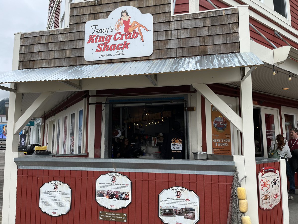 rblchiu's tweet image. June 24, 2024 - Day 3 - Juneau, Alaska
Tracy’s King Crab - must eat if you are in Juneau!
#Koningsdam #HALcruises #HollandAmerica