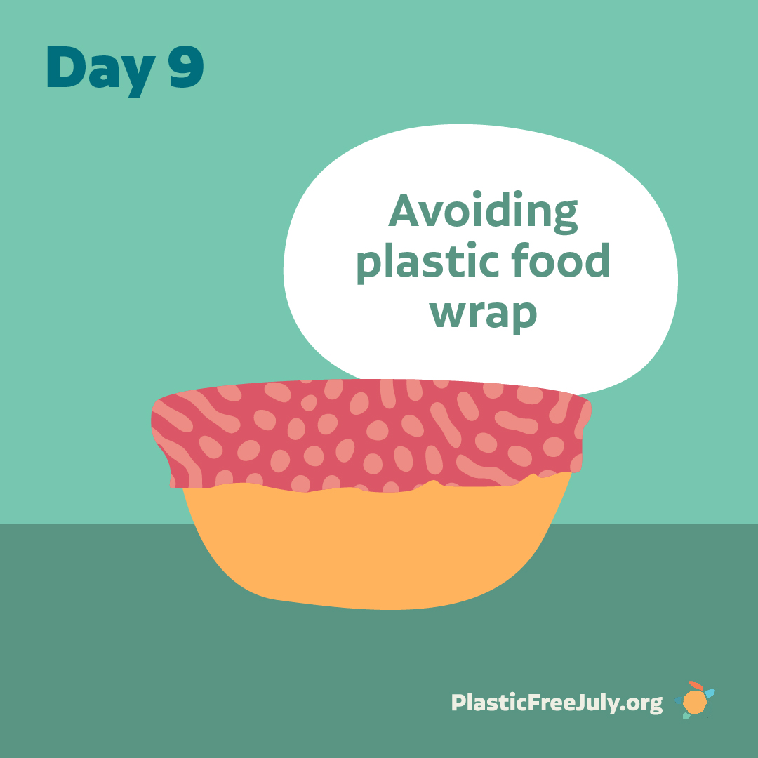 PlasticFreeJuly's tweet image. Avoiding plastic food wrap is a popular choice this year with many alternatives readily available. Popular ideas including using wax wraps, storing food in reusable containers or simply covering a bowl with a plate.

#PlasticFreeJuly #ChooseToRefuse #PFJ #PlasticFreeJuly2024