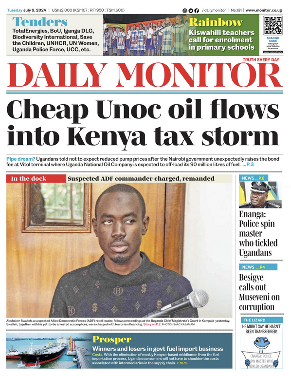 ntvuganda's tweet photo. Pipe dream? Ugandans told not to expect reduced pump prices after the  Nairobi government unexpectedly raises the band fee at Vitol terminal,  where the Uganda National Oil Company is expected to offload its 90  million litres of fuel. #NTVNews

Details in today's daily monitor: https://t.co/XBQH3IXbDB