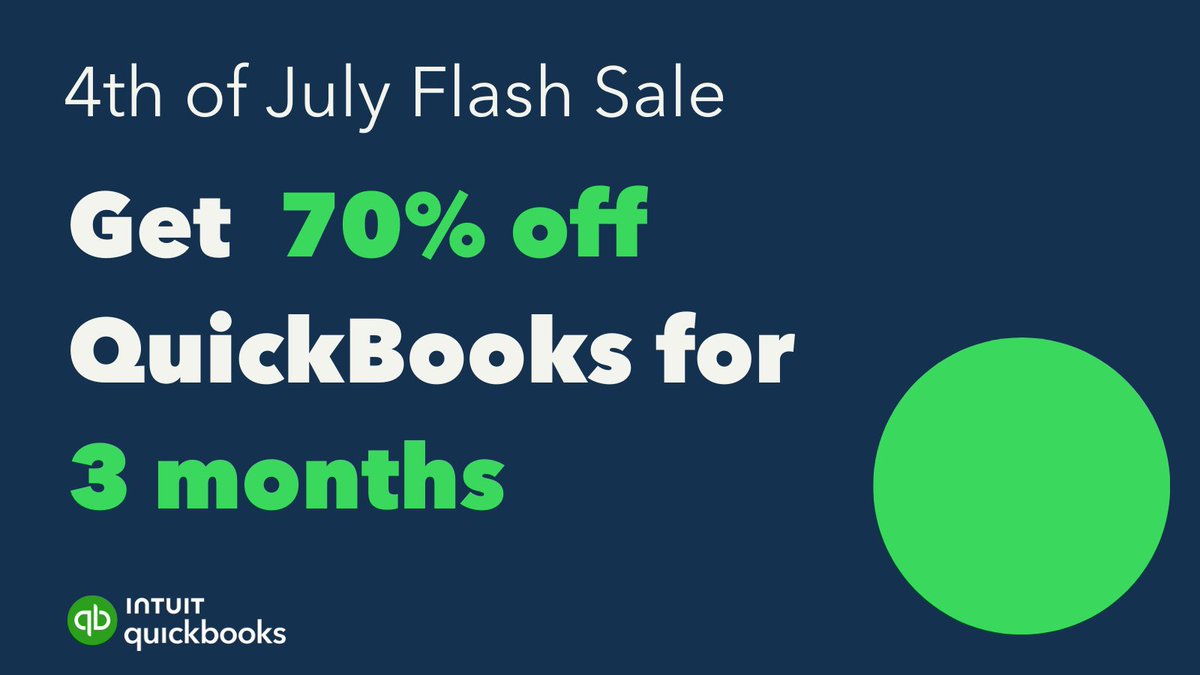 PoshConcepts's tweet photo. Celebrate the Fourth of July with 70% Off QuickBooks Online! #Quicbooks #affiliate 
https://t.co/mBcJwmV8X9 https://t.co/SI1N2nhM1V