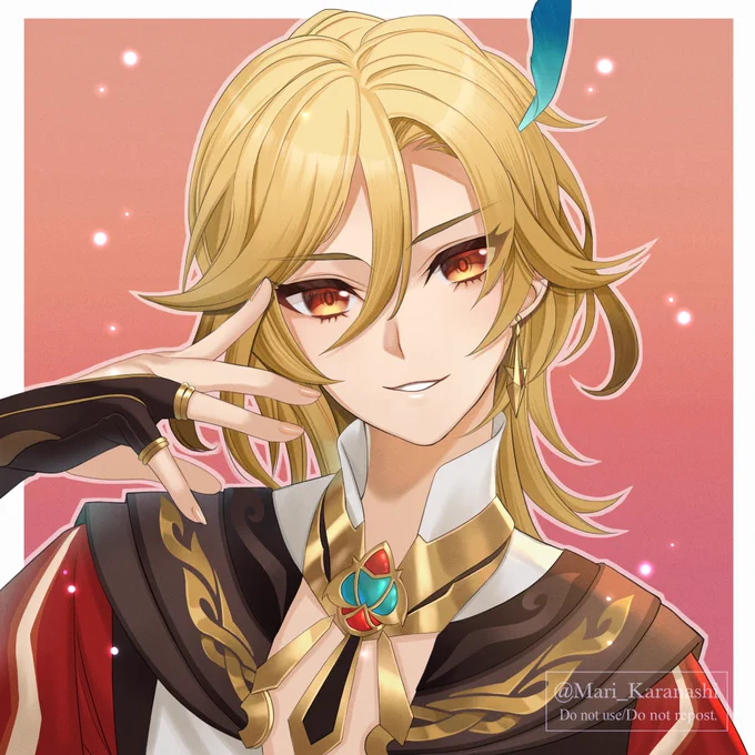 カーヴェお誕生日おめでとう!去年描いたものですがお祝い #カーヴェ生誕祭2024 #GenshinImpact  #kaveh 