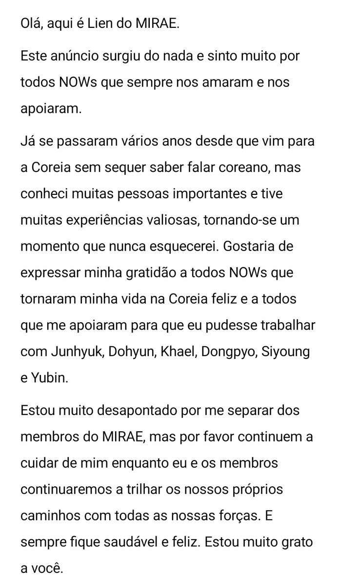 MIRAE BRASIL 🏀 (@mirae_br) on Twitter photo Carta deixada pelo Lien ❤️ (as duas cartas dizem a mesma coisa, apenas o idioma está diferente)
#THANK_YOU_MIRAE <a href="/official_MIRAE/">미래소년 (MIRAE) OFFICIAL</a> #미래소년 #MIRAE Carta deixada pelo Lien ❤️ (as duas cartas dizem a mesma coisa, apenas o idioma está diferente)
#THANK_YOU_MIRAE <a href="/official_MIRAE/">미래소년 (MIRAE) OFFICIAL</a> #미래소년 #MIRAE