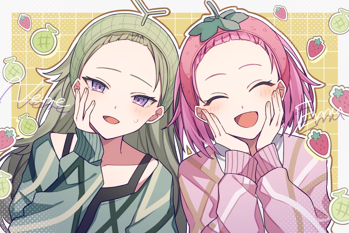 フルーツヘアバンド🍈🍓