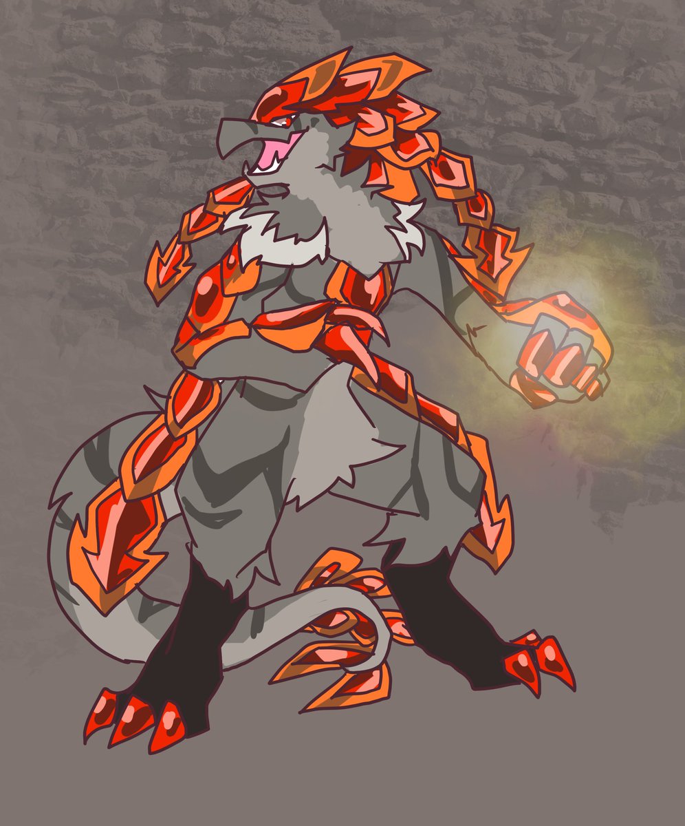 xkirifuda's tweet photo. [commission] red hot kommo-o! https://t.co/YDePcAuFLS