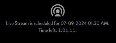 The Nick stream is starting up in about a hour. I will boot up the snipe around 15min before.