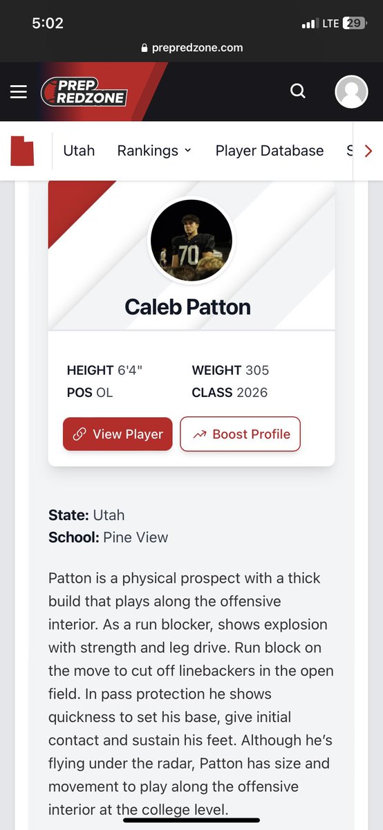 Caleb Patton (@calebpatton70) on Twitter photo Appreciate the write-up on my latest camp at Utah State Elite!
Can’t wait to take what I’ve been learning during this busy camp season and show it on the field this fall!
<a href="/CoachDKeller/">Dorian Keller</a> <a href="/MasonYellicoUT/">Mason Yellico</a> <a href="/DjTialavea_86/">Coach D.J. Tialavea</a> @CBassett_USU <a href="/VanceVice/">Coach Vance Vice</a> <a href="/RyanClanton/">Ryan Clanton</a> <a href="/coachjharding/">Jim Harding</a> Appreciate the write-up on my latest camp at Utah State Elite!
Can’t wait to take what I’ve been learning during this busy camp season and show it on the field this fall!
<a href="/CoachDKeller/">Dorian Keller</a> <a href="/MasonYellicoUT/">Mason Yellico</a> <a href="/DjTialavea_86/">Coach D.J. Tialavea</a> @CBassett_USU <a href="/VanceVice/">Coach Vance Vice</a> <a href="/RyanClanton/">Ryan Clanton</a> <a href="/coachjharding/">Jim Harding</a>