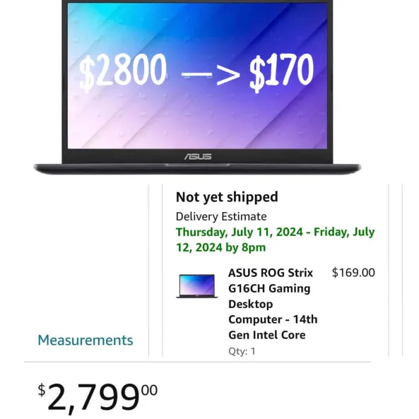 eMoney_HQ's tweet image. 🚨AMAZON IS GLITCHING🚨

$2800 DOWN TO $170

Members secured over 1,000 ✅

RT + LIKE + COMMENT "LAPTOP"

SENDING THIS DEAL TO EVERYONE