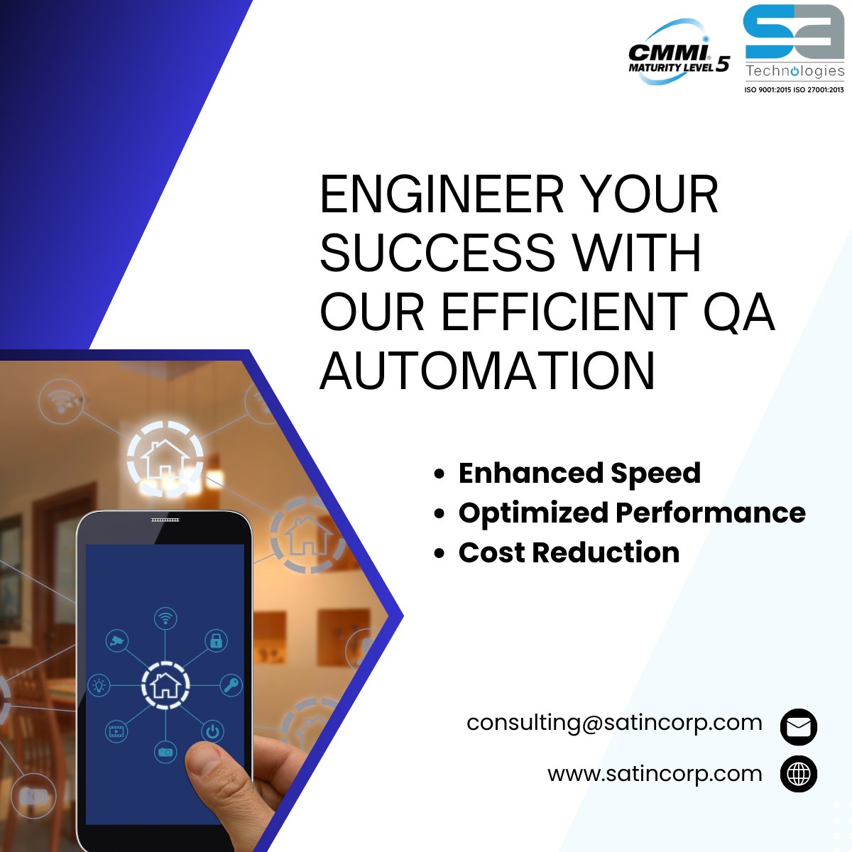 SatechGlobal's tweet image. Engineer your success with our efficient QA Automation, designed to enhance performance while cutting costs. 

Connect with us:consulting@satincorp.com
 #EfficiencyEngineered #DesignedForSuccess #QAEfficiency