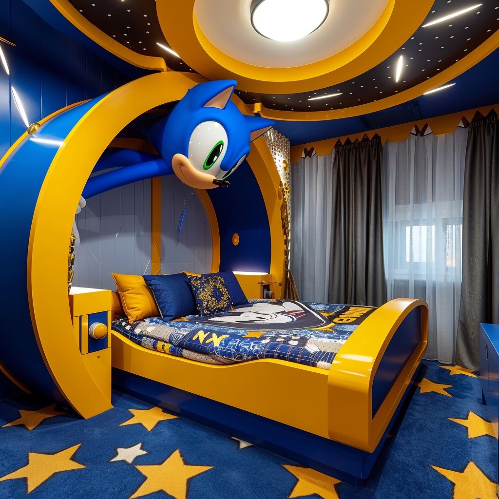 Sonic The Hedgehog Bedroom Ideas SUPER SONIC THE HEDGEHOG Coin Smash
