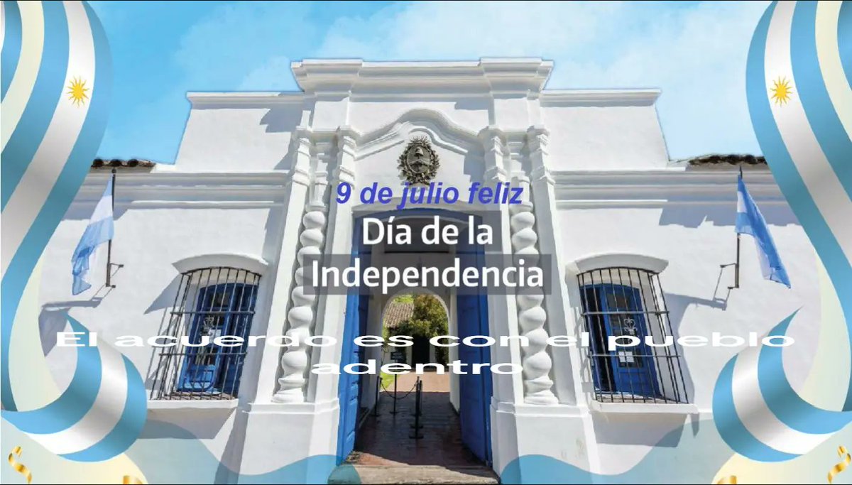 MiguelDF63's tweet photo. El acuerdo es con el pueblo adentro,  feliz día de la independencia. https://t.co/u4XWWboanm