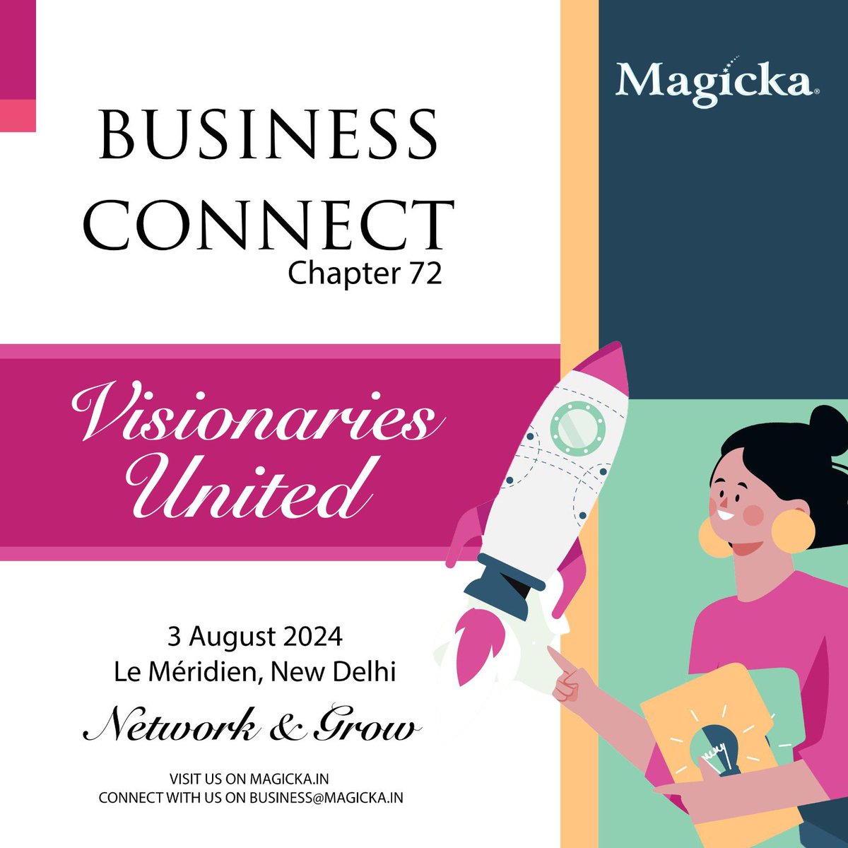 RaizyMagicka's tweet photo. Magicka Business Connect Chapter 72
“Visionaries United”We are thrilled to invite you to our exclusive business connect of visionaries &amp; leaders.Join us for an inspiring day of networking,collaboration, growth as we bring together some of the most influential minds in business. https://t.co/sVgTPux32s