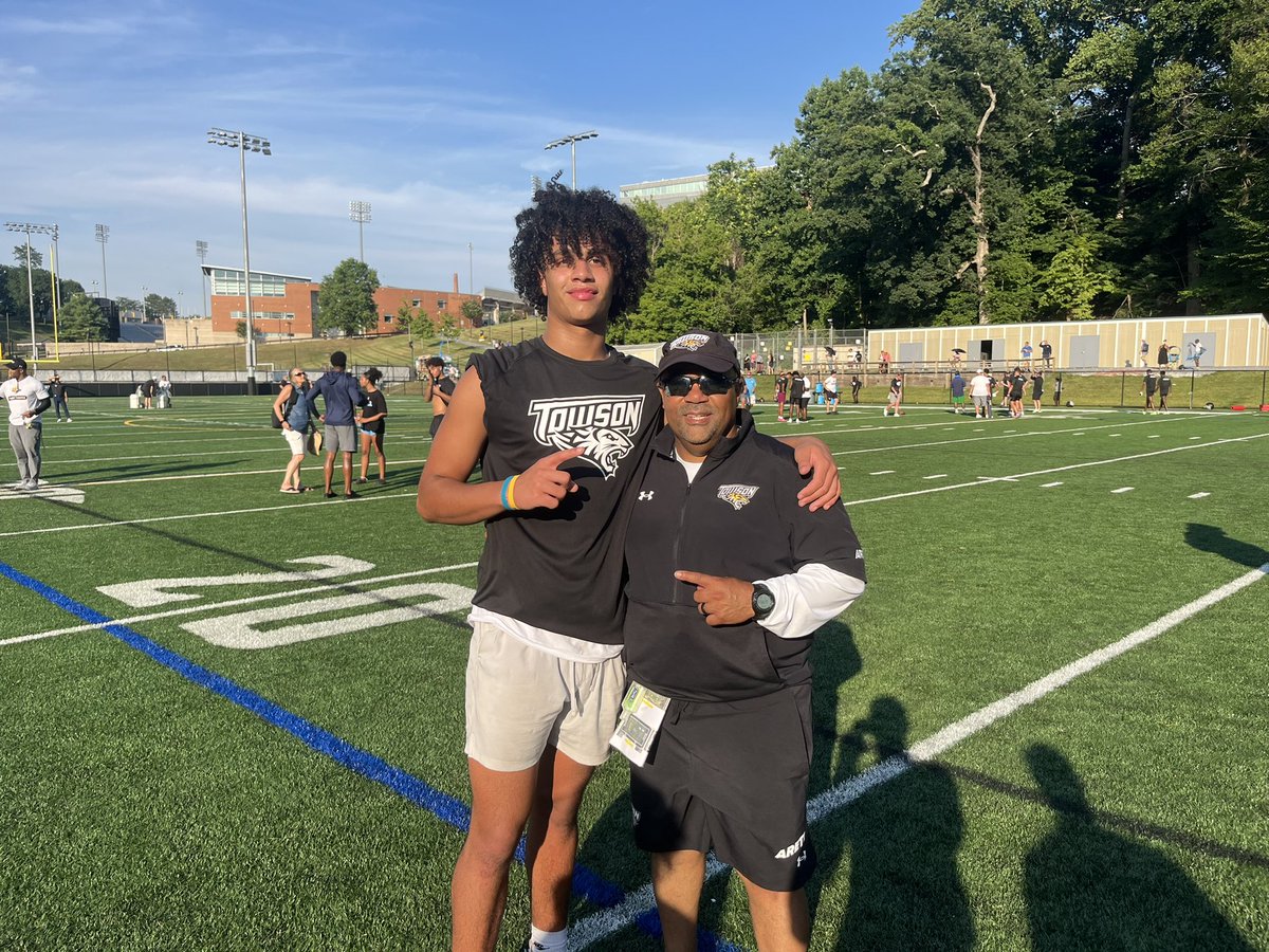 Jayvior (@jayviormorales) on Twitter photo Had a great time at <a href="/TowsonU/">Towson University</a> can’t wait to come back and compete, amazing experience. Thank you for the invite <a href="/CoachBMyers/">Britt Myers</a>.
<a href="/DarianDulin/">Darian Dulin</a> <a href="/PeteShinnick/">Pete Shinnick</a> <a href="/CoachHahnMCFB/">Coach Hahn</a> Had a great time at <a href="/TowsonU/">Towson University</a> can’t wait to come back and compete, amazing experience. Thank you for the invite <a href="/CoachBMyers/">Britt Myers</a>.
<a href="/DarianDulin/">Darian Dulin</a> <a href="/PeteShinnick/">Pete Shinnick</a> <a href="/CoachHahnMCFB/">Coach Hahn</a>