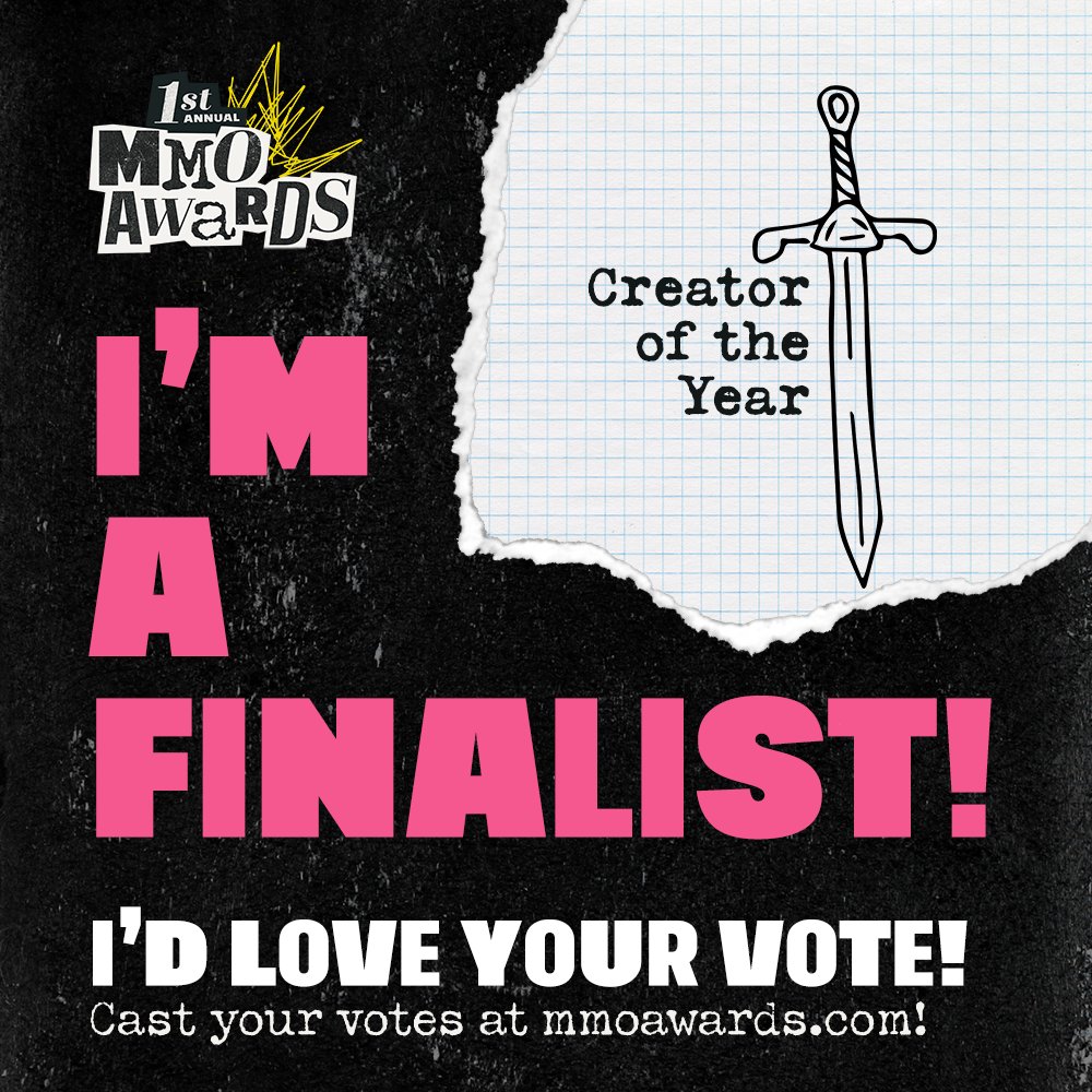 Time to support this ole Tank in the <a href="/mmoawards/">The MMO Awards</a> Hammer Squad! Vote for me! mmoawards.com