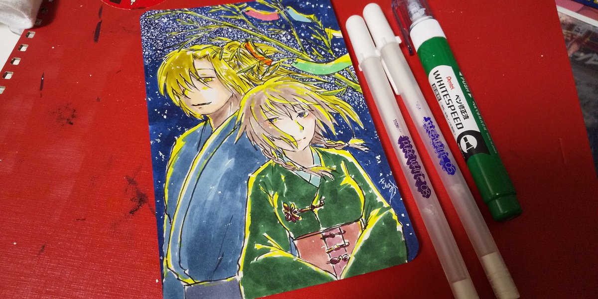 ゆう様⭐︎コピック⭐︎水彩⭐︎漫画 ゆう様⭐︎コピック⭐︎水彩⭐︎漫画