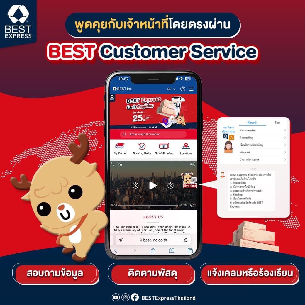 BEST Express Thailand tweet media