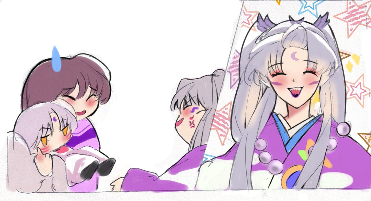 Man26000216836's tweet photo. In any state, Sess is happy to be hugged by Rin
Also Sess for Inukimi: 😾🖕
Inukimi: He isn't cuti 😾
#SessRin #Inukimi https://t.co/E7Uw4OU7oe