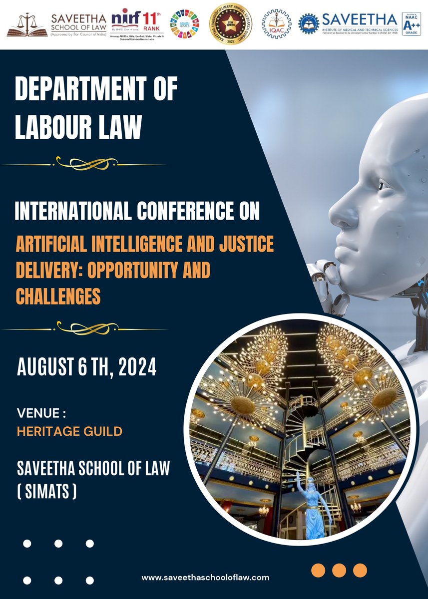 Saveetha School of Law Official tweet media
