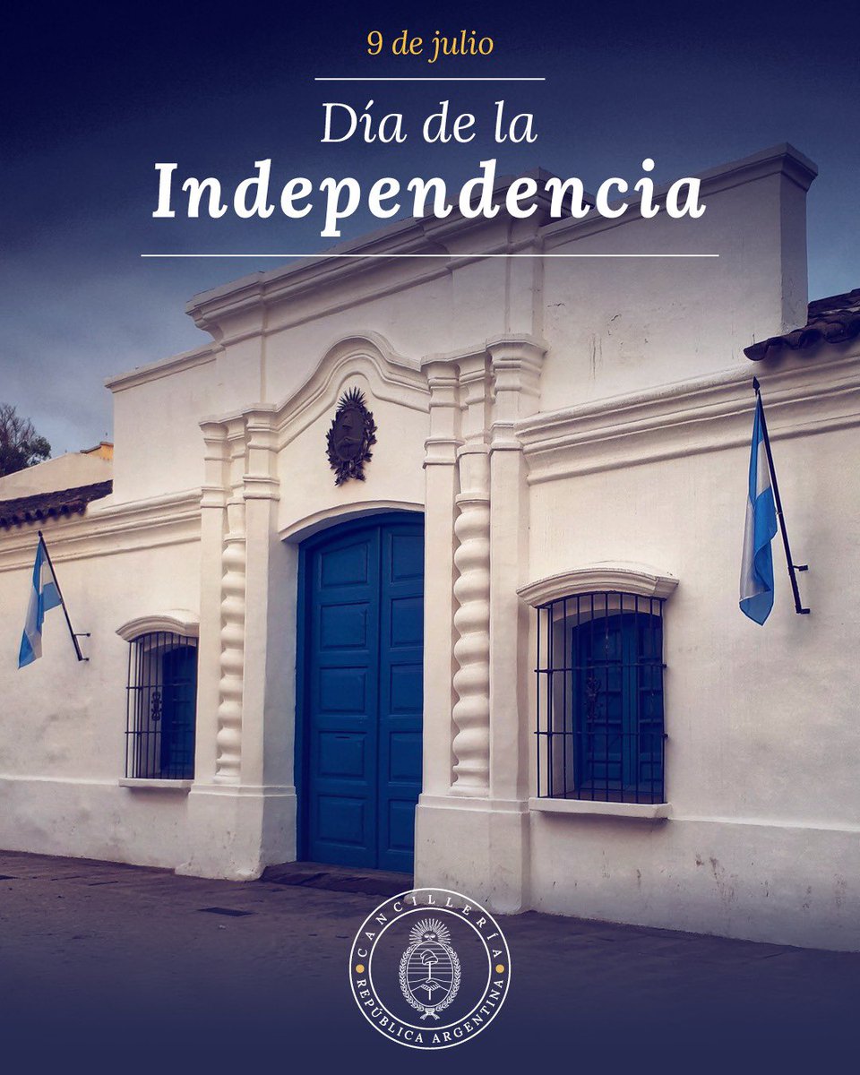 EmbArgHungria's tweet image. Hoy conmemoramos la proclamación de la Independencia, día en que los representantes de las Provincias Unidas del Río de la Plata reunidos en Tucumán declararon la ruptura definitiva de la dependencia política respecto de la corona española.

¡Feliz Día de la Independencia! 🇦🇷