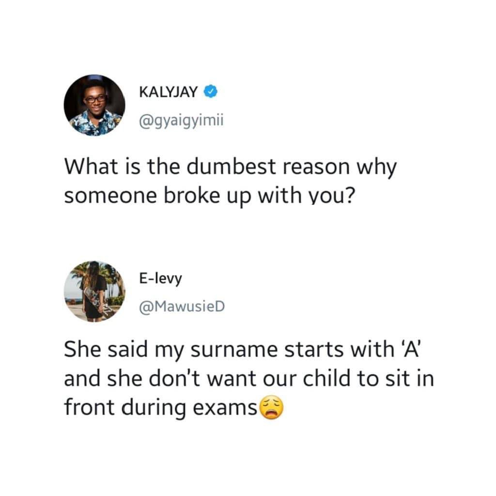 Valid reason 😂😂🤣