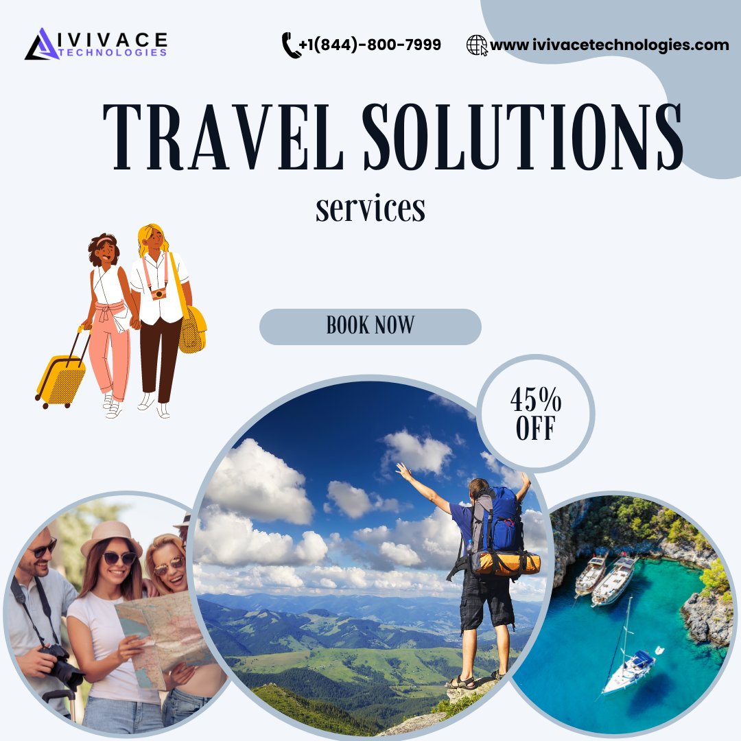 ivivacetech's tweet photo. Say no more! Check out the cutting-edge Travel Solution Service in India by Ivivacetechnologies - your go-to for seamless trips and epic escapades. 
Call us- +1 844 800 7999
Visit us- https://t.co/rs48gWxebX
#ivivacetechnologiees #travelsolution #travelsolutionindia https://t.co/vXRnpbB3wa