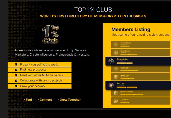 FatihaBibi35391's tweet photo. Grow your MLM network fast by joining Crypto 1% Club, by crypto Pixels.
Join a community of network leaders, crypto gurus and Project owners to grow your network and build community. This community can help you grow your network.
#thecryptopixels
#mlm
https://t.co/9GPQpUEHeO https://t.co/YxBD6yWUXr