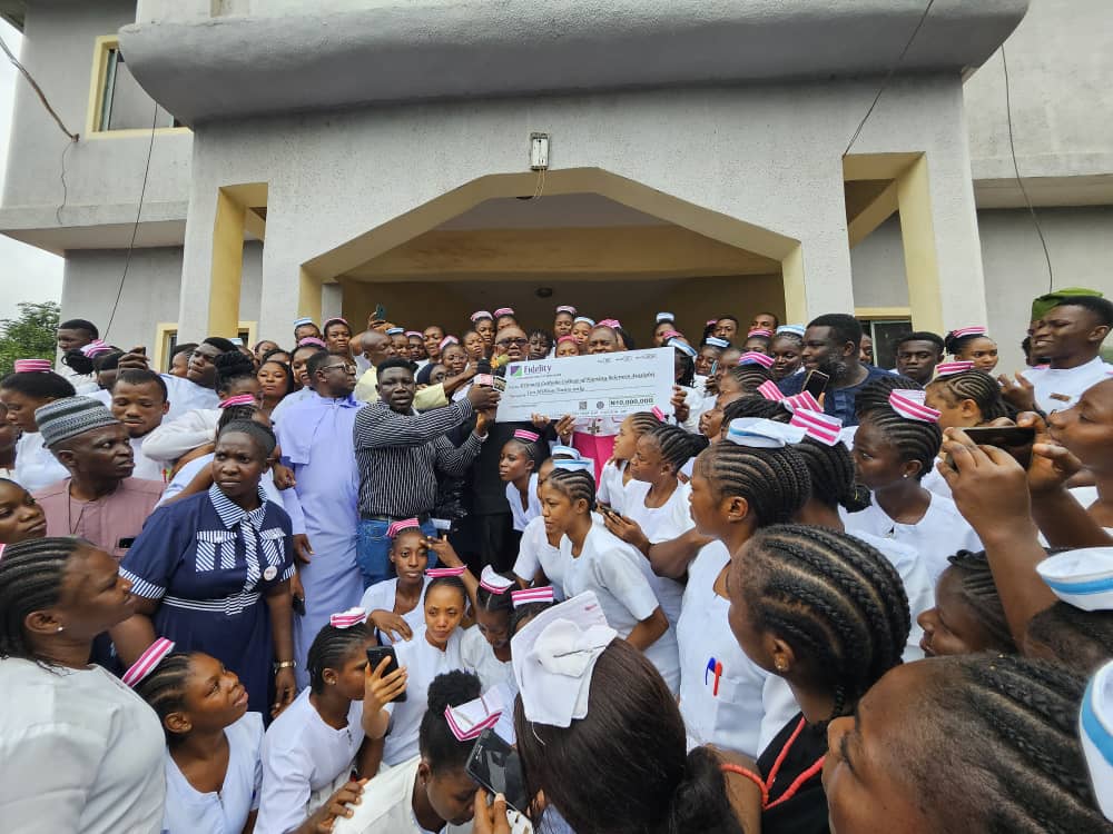 PeterObi's tweet photo. In my continued commitment to building a better nation through investing in the critical areas of human and national development; health and education, yesterday, I visited the Grimard College of Nursing Sciences, Anyigba, Kogi State, where I gave them my support of N10 million. https://t.co/SZWdIhlyYC