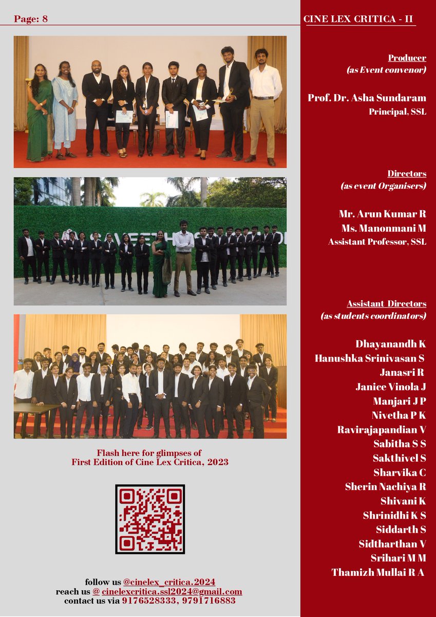 Saveetha School of Law Official tweet media