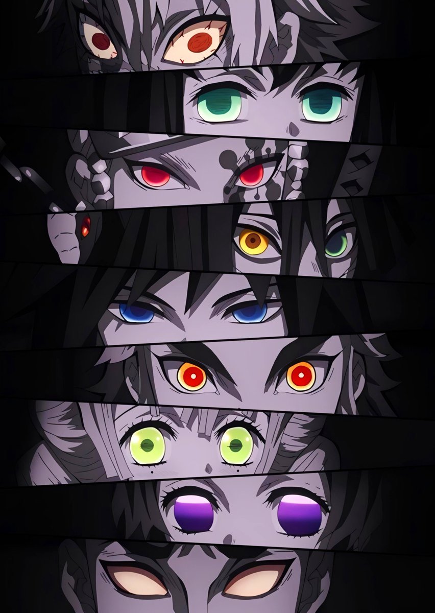 animeposts's tweet photo. Hashiras eyes https://t.co/wehRJeAIRa