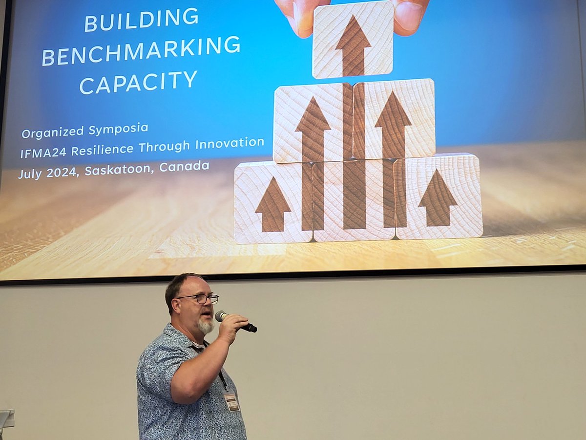 IFMAOnline's tweet photo. Insights from Building Benchmarking Capacity hosted by Steve Duff (@FMC_GAC) with special guests Dick Wittman (US Farm Financial Standards Council), Mark Verwey (BDO), Shea Ferster (MNP), and Agata Malak-Rawlikowska (Warsaw University of Life Sciences) #IFMA24 https://t.co/lX6AYF8yux