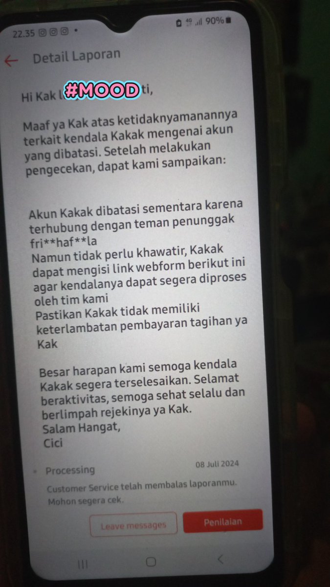Angelinodhee's tweet photo. @ShopeeID Hai shopee yg terhormat, kenapa orang lain yg punya tunggakan tp akun mama saya yg dibekukan padahal ga pernah nunggak sama sekali? Knp bs menafsirkan orang ini teman padahal cm admin ti2p paket? https://t.co/wnQO17KkAt