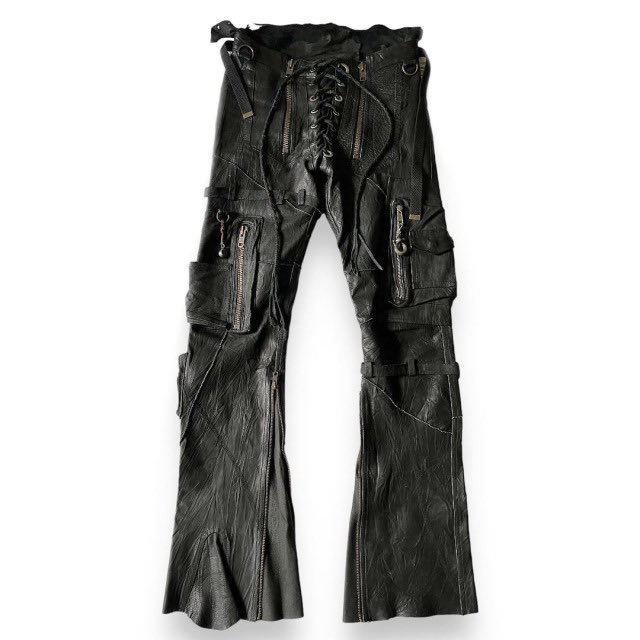 If Six Was Nine Leather Mud Pants