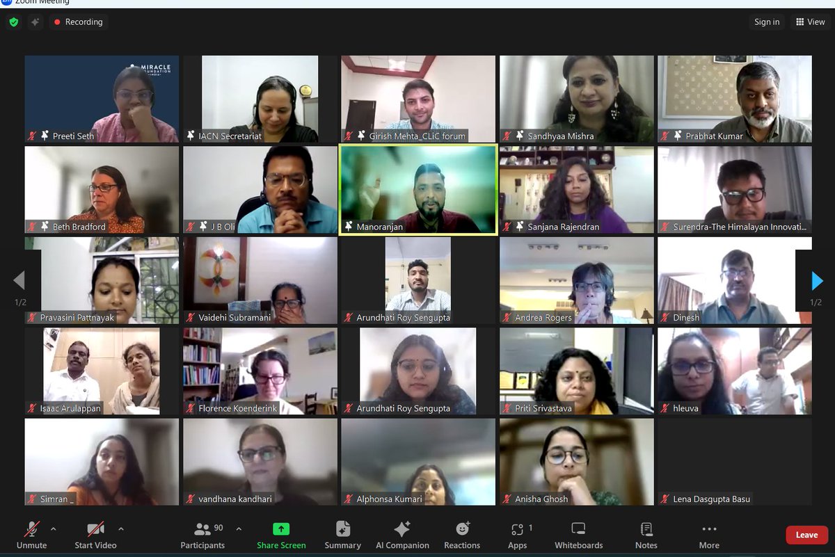 IACN6's tweet photo. Some of the glimpses of the webinar "Unpacking the concept, framework, and tools of Transitioning Models of Care Service".
#IACN #bettercarenetwork #changingthewaywecare #TransformingChildrensCare
@MFIndia @UNICEFIndia @udayancare @CatholicRelief @cini_india @FFEveryChild https://t.co/g6C9SHNpnX
