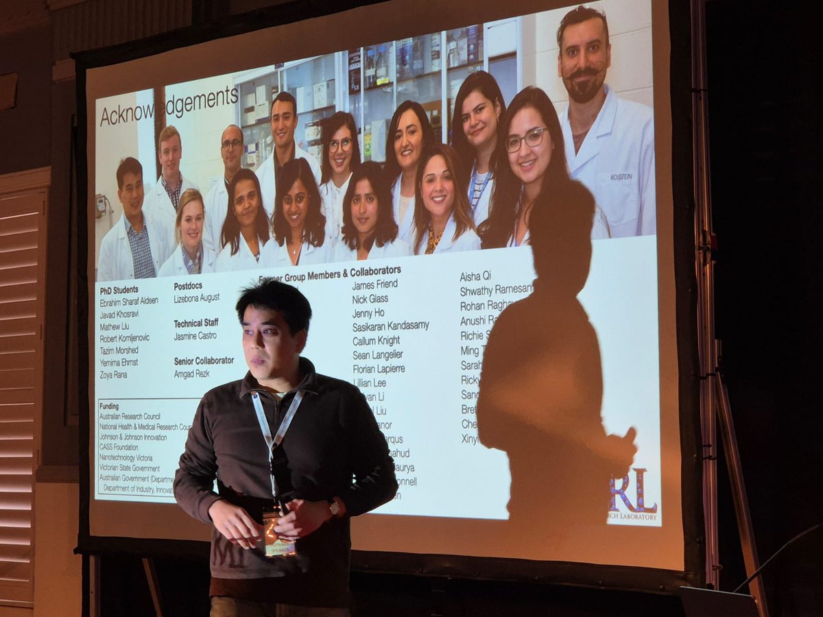 Muhammad J. A. Shiddiky (@shiddiky_aus) on Twitter photo Day 2 afternoon at ANZNMF2024:
Inspiring plenary talk by Professor Leslie Yeo from RMIT, chaired by A/Prof David Collins.
Thank you, Leslie, for the wonderful talk and discussion!
<a href="/leslieyeo/">Leslie Yeo</a> Day 2 afternoon at ANZNMF2024:
Inspiring plenary talk by Professor Leslie Yeo from RMIT, chaired by A/Prof David Collins.
Thank you, Leslie, for the wonderful talk and discussion!
<a href="/leslieyeo/">Leslie Yeo</a>