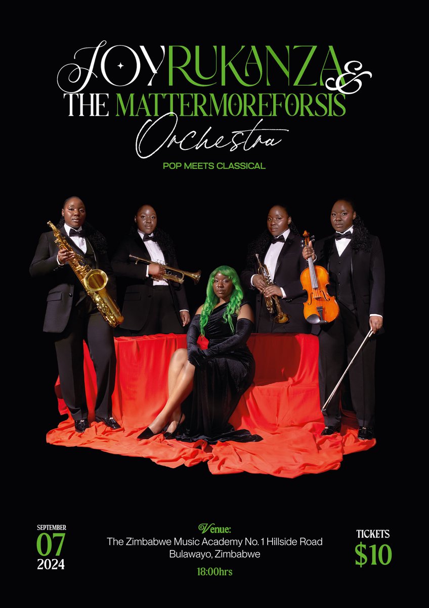 Exciting News! 

I am delighted to announce my orchestral performance this September! This will be an unforgettable night of music and creativity, where you will experience my debut album "MatterMoreForSis", with the grand accompaniment of The MatterMoreForSis Orchestra, like