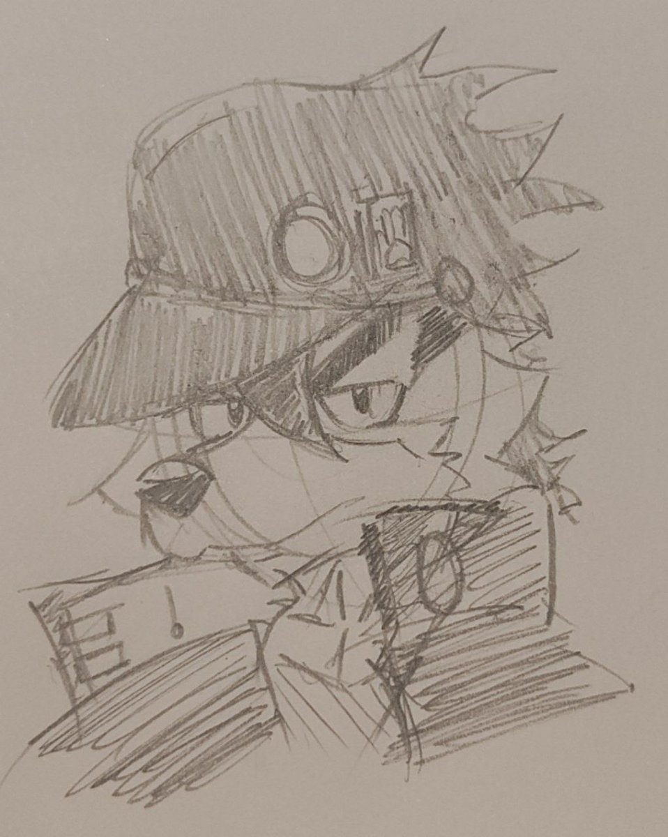 Very rough Wolf Jotaro doodle