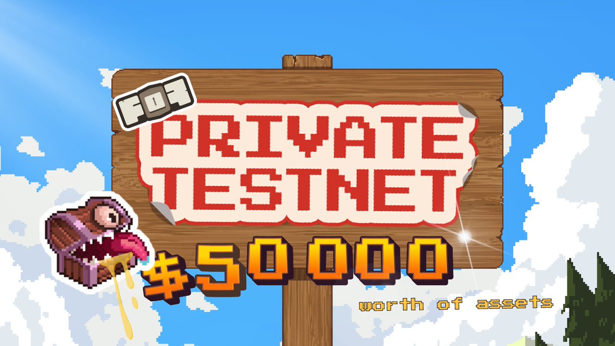 gaichamon's tweet image. FOF Private Testnet is finally coming to town! ♨️🔥

💰:$50K worth of assets
🗓️:Last week of July
🔗: Arbitrum Sepolia

Limited Invite Codes!🎫

Yuge Reward awaits Frens who persevere to the very end. There never been a better time to be Frens than now! 🫵