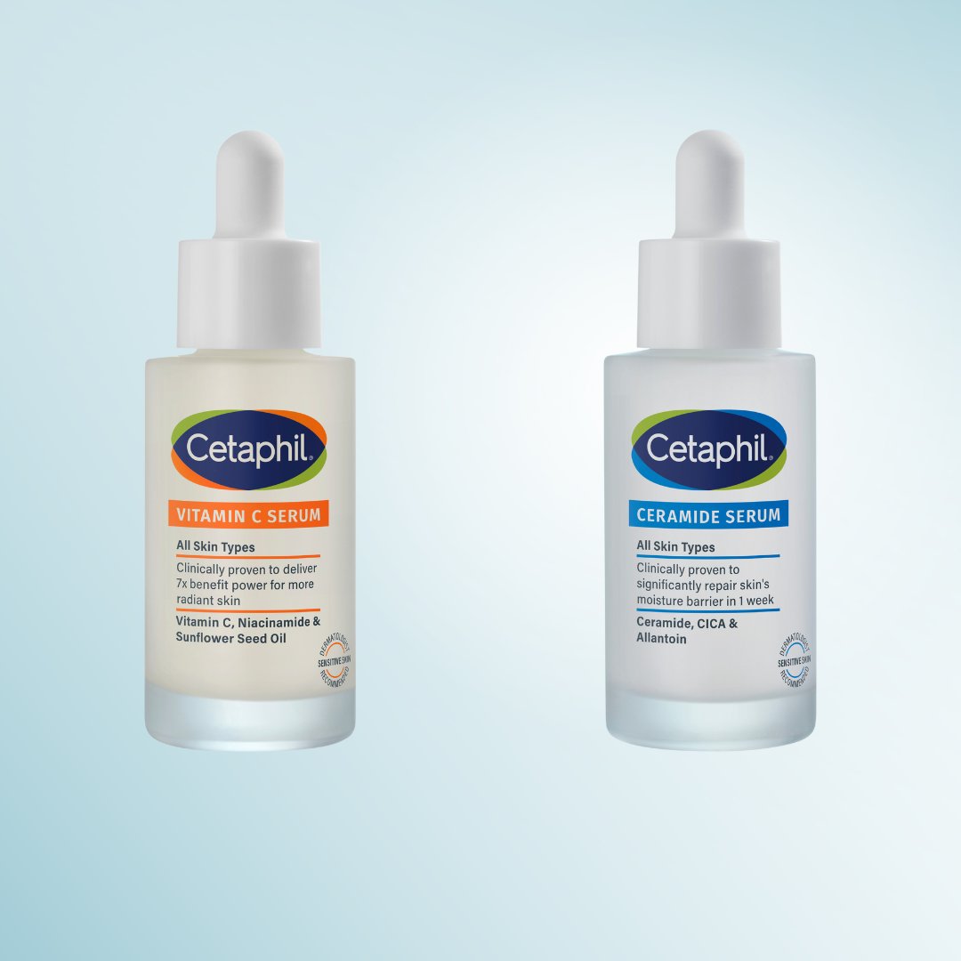 galderma's tweet photo. Galderma announced today the U.S. launch of high potency #Cetaphil serums designed for sensitive skin: a Vitamin C Serum and a Ceramide Serum. 

Read more: https://t.co/NptqRlTtxO

#AdvancingDermatology https://t.co/m1DT8uvfBj