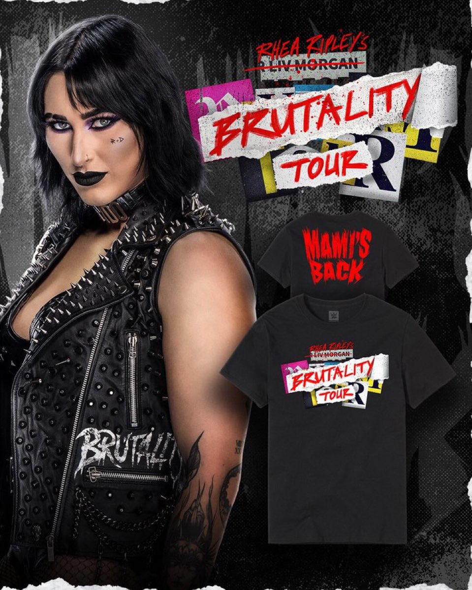 WWERealm's tweet photo. The Liv Morgan Revenge Tour #LMRT is officially coming to an end!!
Itβs time for the Rhea Ripleys Brutality Tour #RRBT!!
Mamiβs back!!
#WWERaw https://t.co/nWiPlUxbdJ