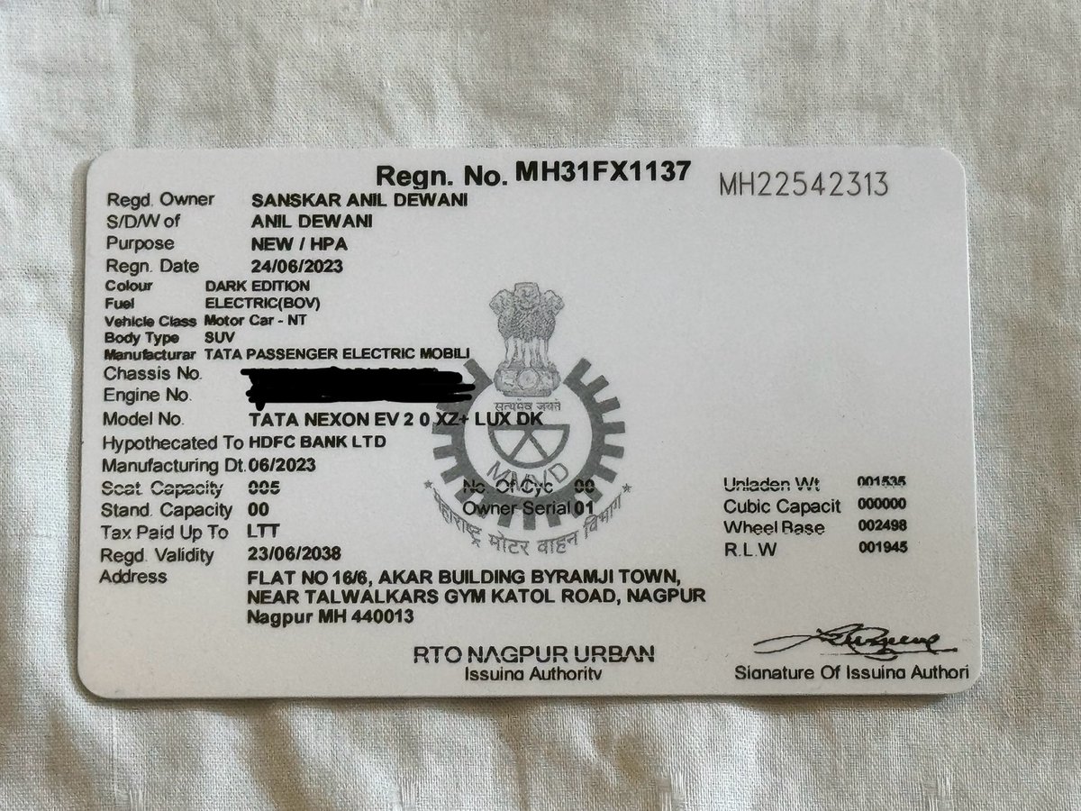 SanskarDewani's tweet photo. Dear Nagpur Police 
I received a FAKE CHALLAN. I’ve uploaded my Registration Certificate &amp; the challan details with vehicle photo pls look into this @NagpurPolice @DGPMaharashtra @nagpurcp #nagpurtrafficpolice #help #sos #nagpur #fakechallan https://t.co/s4mXoYvqvv