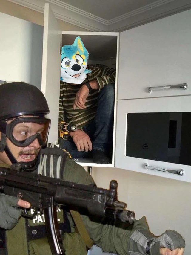 Apparently I’m too cute and have to hide (thanks to <a href="/FakkonFeline/">Fakk</a> for the edit)